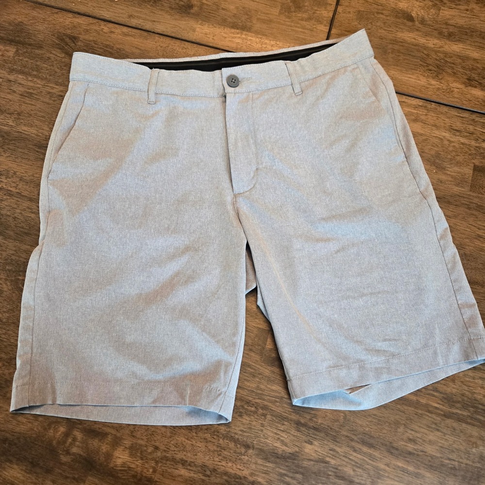 Tommy Bahama Boracay Mens Performance Shorts 34 Heather Grey Golf Casual Stretch